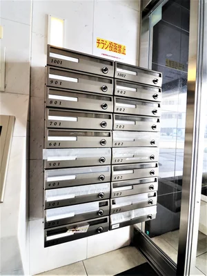 集合ポストあり　郵送物の受け取りも可能です！