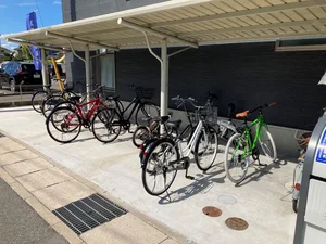 駐輪場有自転車利用可能 近場へのお出かけに便利です!