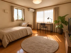 のマンスリーマンション・ウィークリーマンション「🅿️あり｜📶Wi-Fi完備｜👔法人限定｜🚭禁煙　◤Monthly Stay千秋中島町Ⅰ◢ 101(No.1480042)」メイン画像