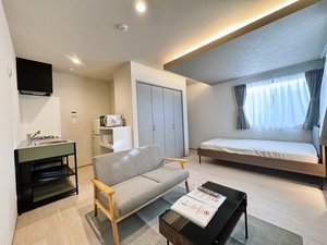 伊勢崎市のマンスリーマンション・ウィークリーマンション「🍀グランマンスリー🍀伊勢崎市民病院西 🌈2024年11月築✨デザイナーズアパート☑️ハイグレード仕様🌈ネット🛜無料🎵 102(No.1486560)」メイン画像