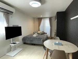 のマンスリーマンション・ウィークリーマンション「【名古屋市中区/上前津駅徒歩8分/ネット無料/角部屋/バストイレ別・独立洗面台/オートロック】ルクールボヌール 101・1R(No.1487726)」メイン画像