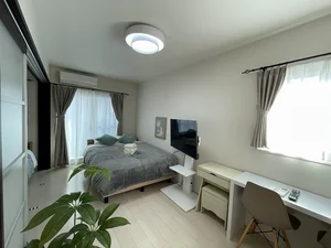名古屋学院大学名古屋キャンパスたいほう周辺のマンスリーマンション・ウィークリーマンション「【名古屋市中区/上前津駅徒歩8分/ネット無料/角部屋/バストイレ別・独立洗面台/オートロック】ルクールボヌール 302・1LDK(No.1488575)」メイン画像