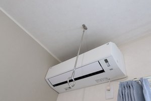 エアコン冷暖房にて温度調整! 一年を通して快適にお部屋でお過ごしいただけます。