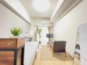 群馬県のマンスリーマンション・ウィークリーマンション「【高崎駅西口徒歩10分！】🍀グランマンスリー高崎鞘町🍀単独光回線ネット無料🛜✨🛍️近隣商業施設多数で生活便利⭐ 803(No.1490228)」メイン画像