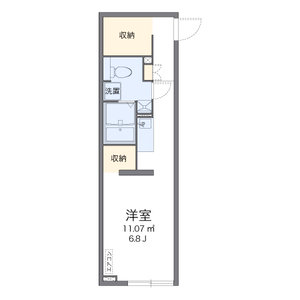 岡山県のマンスリーマンション・ウィークリーマンション「アルクエアルⅢ 204(No.1490579)」メイン画像