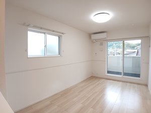 福島駅（福島県）のマンスリーマンション・ウィークリーマンション「メゾンリッシュ薬師 201・洋室(No.1490812)」メイン画像