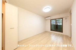 のマンスリーマンション・ウィークリーマンション「ヒカルサ新潟沼垂西 202・洋室(No.1492319)」メイン画像