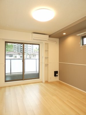 矢賀駅（広島県）のマンスリーマンション・ウィークリーマンション「レイル　ヤード　中山　Ⅱ 203・洋室(No.1492467)」メイン画像