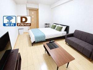 のマンスリーマンション・ウィークリーマンション「📣お値引き🈹キャンペーン✨Wi-Fi🛜無料✨禁煙🚭	ダブルベッド🛌	ソファ🛋️Sステイ三宮駅前ジアコスモ(No.1495787)」メイン画像