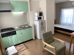 麻生駅の家具家電付きマンスリーマンション「POROKARI麻生4丁目B/ネット無料/エアコン (No.1496048)」メイン画像