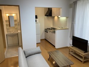 札幌市東区のウィークリーマンション「POROKARI北24条駅B/セミダブル/1LDK/エアコン (No.1498340)」メイン画像