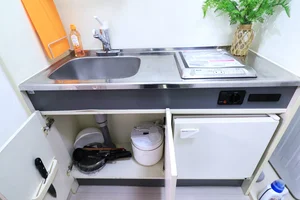 食器類や調理器具もあり 外食でなく栄養管理された食事も可能