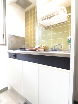 システムキッチン（１口電気コンロ）