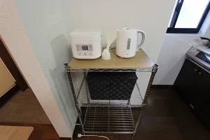 ※炊飯器・鍋フライパン・掃除機・アイロン・空気清浄機・HDD・ブルーレイレコーダーは現在設置しておりません。