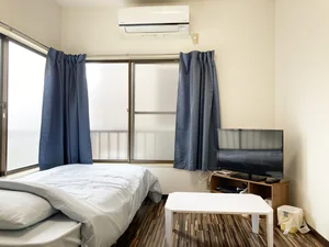 横浜市のマンスリーマンション・ウィークリーマンション「Beeマンスリ－鶴見市場前Ⅱ 101・寝具&食器ｾｯﾄ込(No.154436)」メイン画像