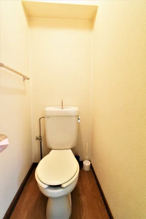 トイレブラシや洗剤などもすべて標準品なので清潔に保っていただけます。