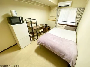 横浜市のマンスリーマンション・ウィークリーマンション「ユニオンマンスリー横浜・白楽１ 101 1R・セミダブル(No.296806)」メイン画像