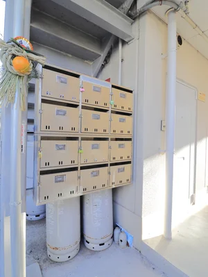 集合ポストあり　郵送物の受け取り可能で長期生活に便利！