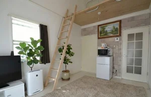 1日100円でWiFiもご利用いただけます♪日当たりも良好★※植木と額は写真用です。