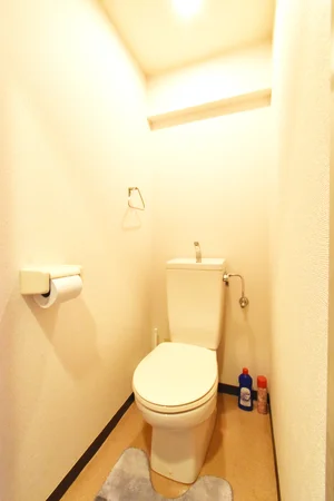 バストイレ別! トイレットペーパーはもちろん トイレブラシや洗剤などもあり! 清潔に保てます!