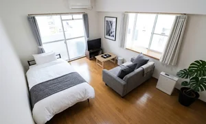 豊後豊岡駅のマンスリーマンション・ウィークリーマンション「Kマンスリー別府大学駅前（別府国際観光港西） 307・1K-【角部屋】(No.321369)」メイン画像