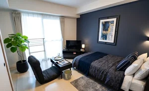 大分県のマンスリーマンション・ウィークリーマンション「Kマンスリー弁天島公園前（大分市 教育センター前） 301・1DK-【最上階角部屋】(No.335506)」メイン画像