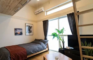 広島県のマンスリーマンション・ウィークリーマンション「Kマンスリー大竹駅南（日本製紙株式 会社 大竹工場西） 1K-105(No.336081)」メイン画像