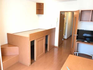 安曇野市のマンスリーマンション・ウィークリーマンション「レオパレス信州ＩＮ－３ 202(No.338483)」メイン画像