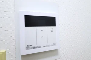 給湯スイッチあり　お湯を使うときは必ずスイッチを入れてください。