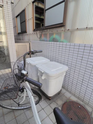 敷地内ゴミ捨て場あり!朝時間がないときも楽々ごみ捨て♪