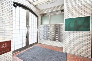 掲示板・ポストあり！　郵便物の受け取りも可能です。