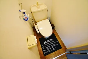 【トイレ画像】ウォシュレット完備、トイレットペーパーも完備。人気香川ウィークリーマンション★