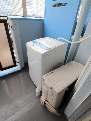 洗濯機あり!洗濯洗剤もご用意しております。