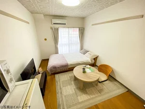 福生駅の家具家電付きマンスリーマンション「ユニオンマンスリー福生ビエント２ 302 1R・セミダブル(No.366747)」メイン画像