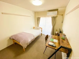 東京の家具家電付きマンスリーマンション「ユニオンマンスリー河辺１ 211 1R・シングル(No.366755)」メイン画像