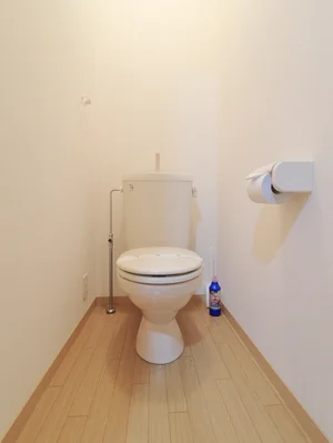 トイレットペーパーはもちろん　トイレブラシや洗剤などすべて標準品！