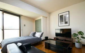 山陰のマンスリーマンション・ウィークリーマンション「Kマンスリー倉吉（鳥取県）【禁煙・倉吉市ウィークリーマンション・倉吉マンスリーマンション】 202・1R-【中部屋】(No.373794)」メイン画像