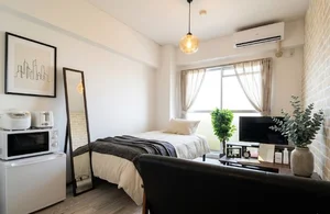 宮崎のマンスリーマンション・ウィークリーマンション「Kマンスリー大淀川 601・1K-【最上階角部屋】(No.394054)」メイン画像