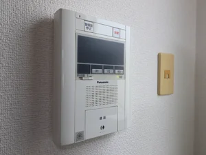 テレビモニターホン　訪問者の顔が分かるため、誰が来たのか視覚的に判断できます