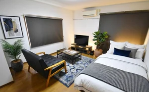 出雲市駅・電鉄出雲市駅のマンスリーマンション・ウィークリーマンション「Kマンスリー出雲駅前（塩冶町）【禁煙・島根県ウィークリーマンション・島根県マンスリーマンション】 201・1K-【角部屋】(No.403264)」メイン画像