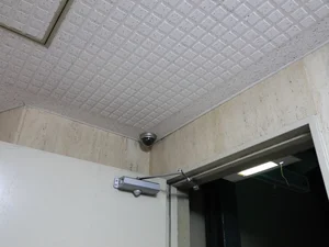 共用部防犯カメラ　セキュリティに考慮されていて安心です。