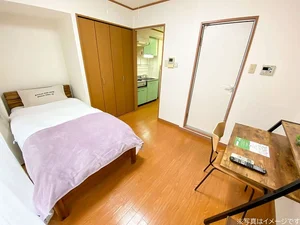 布田駅の家具家電付きマンスリーマンション「ユニオンマンスリー調布３ 302 1R・シングル(No.416567)」メイン画像