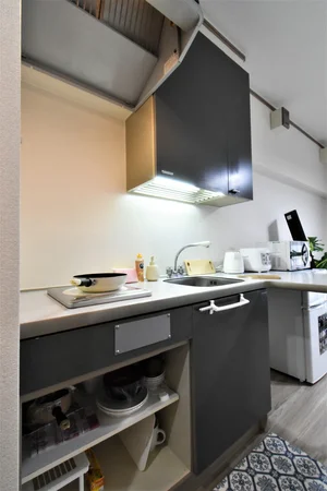 システムキッチンでIH1口