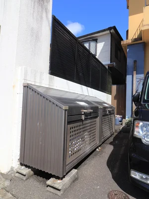 ゴミ捨て場あり 忙しい朝も楽々ごみ捨てできます