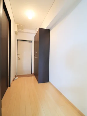 玄関 シューズボックス完備です! 玄関スペースも広々としていて開放感あります♪