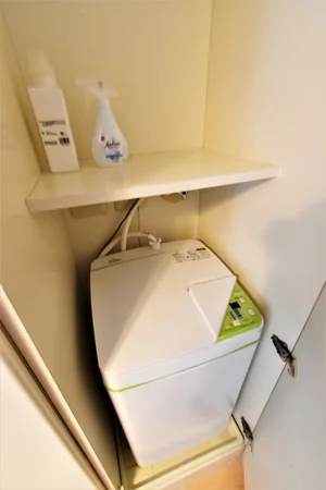 隠れ 洗濯機置き場!