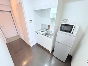 １口コンロ付♪スーパーで食材を買ってきたらすぐにお料理に取り掛かれます！