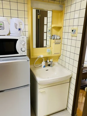 嬉しい独立洗面台付★☆忙しい朝でも余裕をもって身だしなみが整えることができます♪