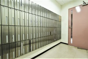 ポストダイヤルあり！　エントランス内にて解錠可能！