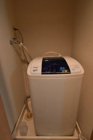 室内洗濯機置き場　洗濯洗剤ありで　バスタオルやフェイスタオルあり